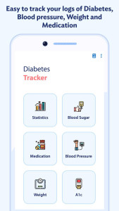 اسکرین شات 2 برنامه Glucose: Blood Sugar Logs