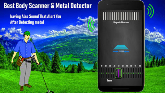 اسکرین شات برنامه Metal Detector, Body Scanner 4