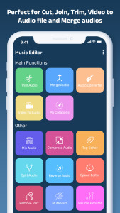 اسکرین شات 3 برنامه Music Editor: Trim, Cut, Merge