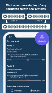 اسکرین شات 7 برنامه Music Editor: Trim, Cut, Merge