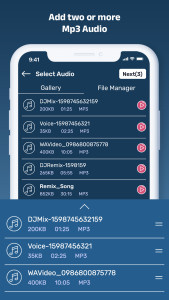 اسکرین شات 5 برنامه Music Editor: Trim, Cut, Merge