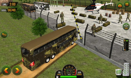 اسکرین شات برنامه US Army Military Bus Driving 5