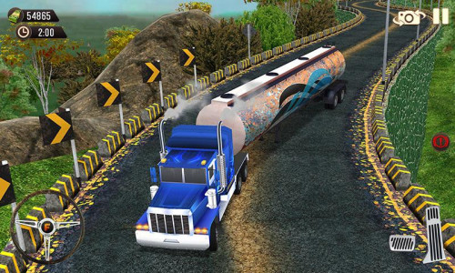 اسکرین شات برنامه Cargo Truck Forklift Driving 6