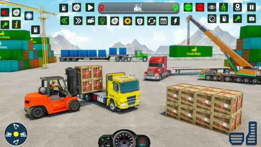 اسکرین شات برنامه Cargo Truck Forklift Driving 3