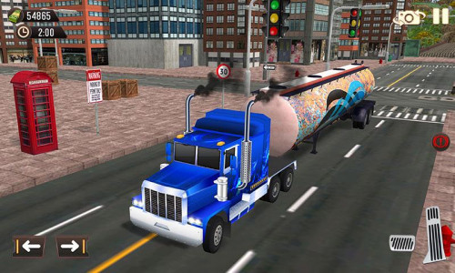 اسکرین شات برنامه Cargo Truck Forklift Driving 7