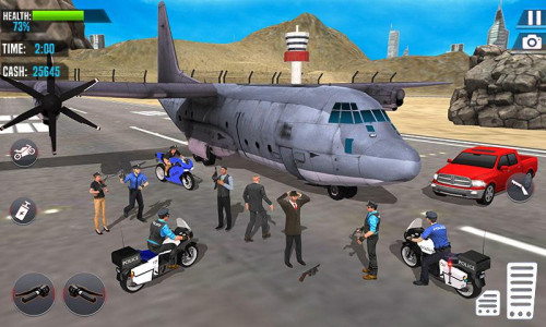 اسکرین شات برنامه Police Moto Bike Chase Games 6