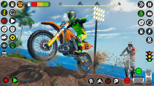 اسکرین شات برنامه Mega Bike Racing - Moto Stunt 1