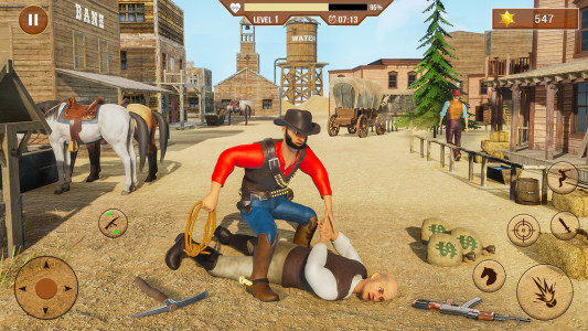 اسکرین شات برنامه West Cowboy Shooting Games 3D 2