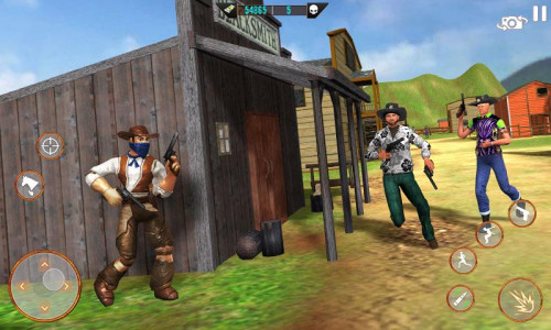 اسکرین شات برنامه West Cowboy Shooting Games 3D 7