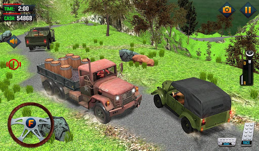 اسکرین شات برنامه Real Offroad Jeep Driving - Crazy Truck Driver Sim 8