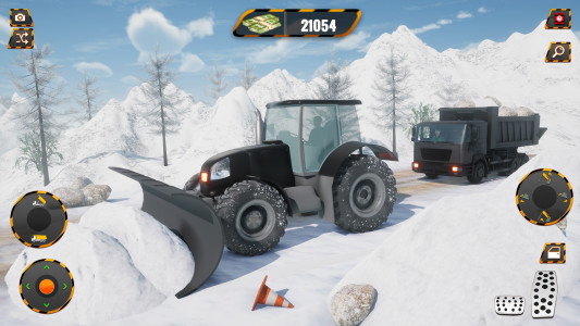 اسکرین شات برنامه Snow Excavator: Crane Game 1
