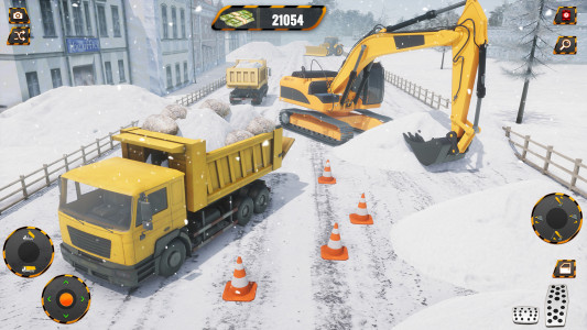 اسکرین شات برنامه Snow Excavator: Crane Game 6