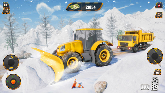 اسکرین شات برنامه Snow Excavator: Crane Game 4