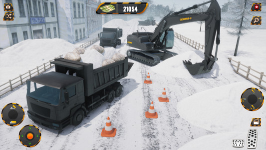 اسکرین شات برنامه Snow Excavator: Crane Game 2