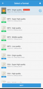 اسکرین شات برنامه Mp3 Converter 4