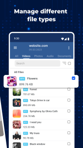 اسکرین شات 2 برنامه All File & Video Downloader
