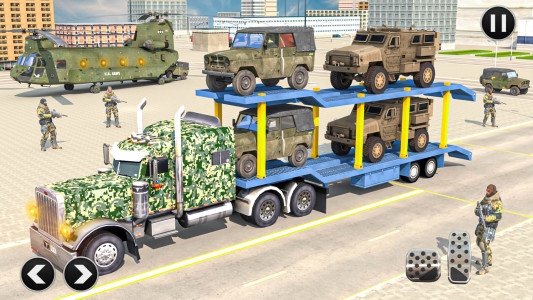 اسکرین شات بازی Army Vehicles Truck Transport 2