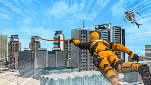 اسکرین شات بازی Miami Rope Hero Open World Spider: City Gangster 1