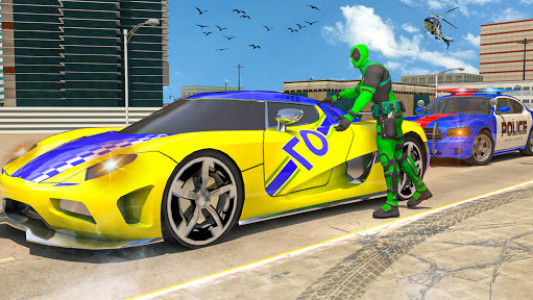 اسکرین شات بازی Miami Rope Hero Open World Spider: City Gangster 2