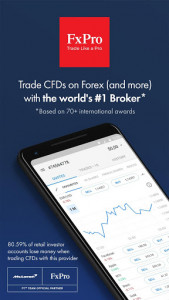 اسکرین شات برنامه FxPro Online CFDs on Forex Trading 1
