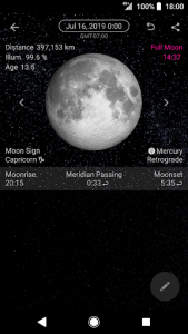 اسکرین شات برنامه Simple Moon Phase Calendar 2