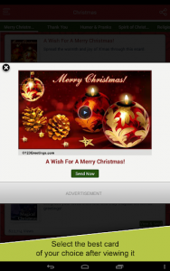 اسکرین شات برنامه Christmas Wishes and Cards 7