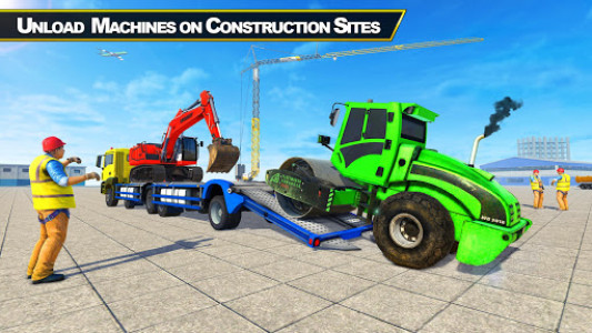 اسکرین شات برنامه Mega Excavator Construction Truck Transport Games 3