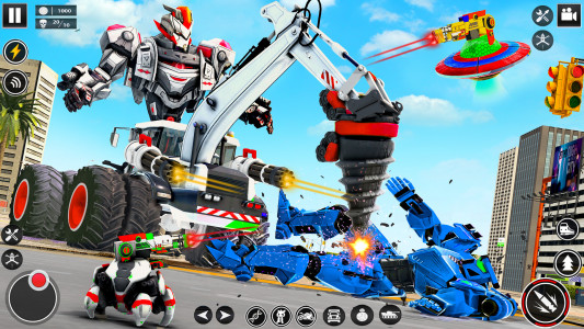 اسکرین شات 3 بازی Dragon Robot Car Transform 3D