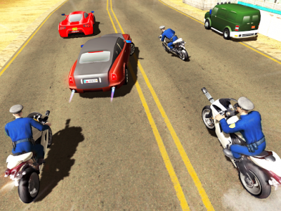 اسکرین شات بازی Moto Bike Police Chase 3D 7