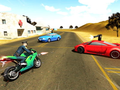 اسکرین شات بازی Moto Bike Police Chase 3D 5