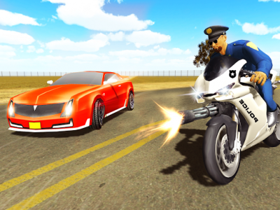 اسکرین شات بازی Moto Bike Police Chase 3D 8
