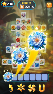 اسکرین شات 2 بازی Mystical Flower - Match Tiles