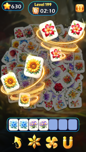 اسکرین شات 3 بازی Mystical Flower - Match Tiles