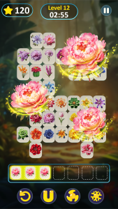 اسکرین شات بازی Mystical Flower - Match Tiles 2