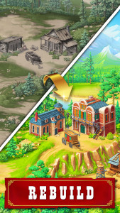 اسکرین شات 2 بازی Jewels of the Wild West・Match3