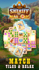 اسکرین شات 1 بازی Sheriff of Mahjong: Tile Match