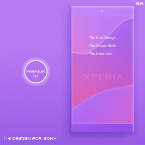 اسکرین شات برنامه Theme XPERIA ON™ | Be Purple - 🎨Design For SONY 1