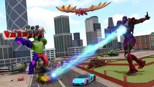 اسکرین شات برنامه Monster Superhero City Battles 3