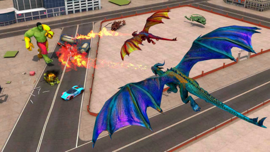 اسکرین شات برنامه Monster Superhero City Battles 5