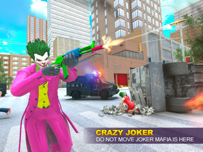 اسکرین شات برنامه Grand Clown Crime City War: Gangster Crime Games 7