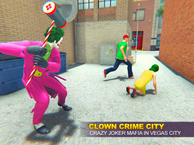 اسکرین شات برنامه Grand Clown Crime City War: Gangster Crime Games 8
