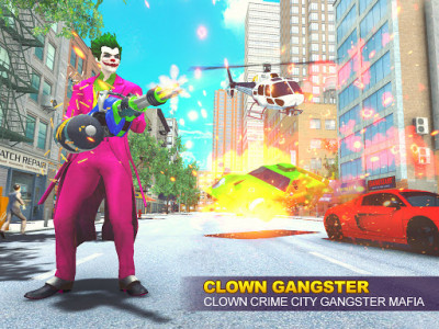 اسکرین شات برنامه Grand Clown Crime City War: Gangster Crime Games 5
