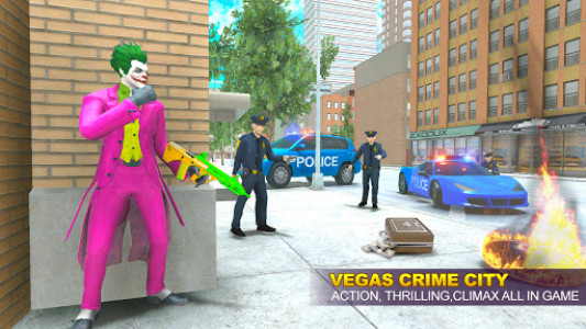 اسکرین شات برنامه Grand Clown Crime City War: Gangster Crime Games 2