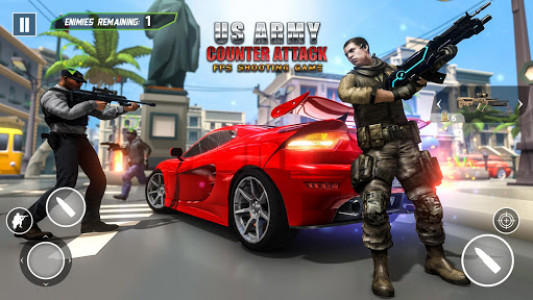 اسکرین شات برنامه US Army Counter Attack: FPS Shooting Game 4