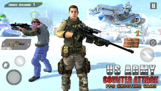 اسکرین شات برنامه US Army Counter Attack: FPS Shooting Game 3
