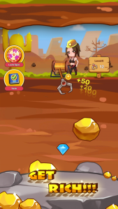اسکرین شات بازی Gold Miner Queen 4