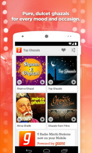 اسکرین شات برنامه Top Ghazals App 1