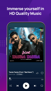 اسکرین شات برنامه Gaana: MP3 Songs, Music App 3