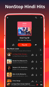 اسکرین شات برنامه Gaana Hindi Song Music App 6