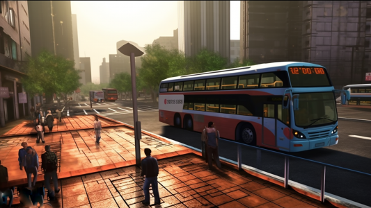 اسکرین شات بازی Bus Simulator Coach Driver 3